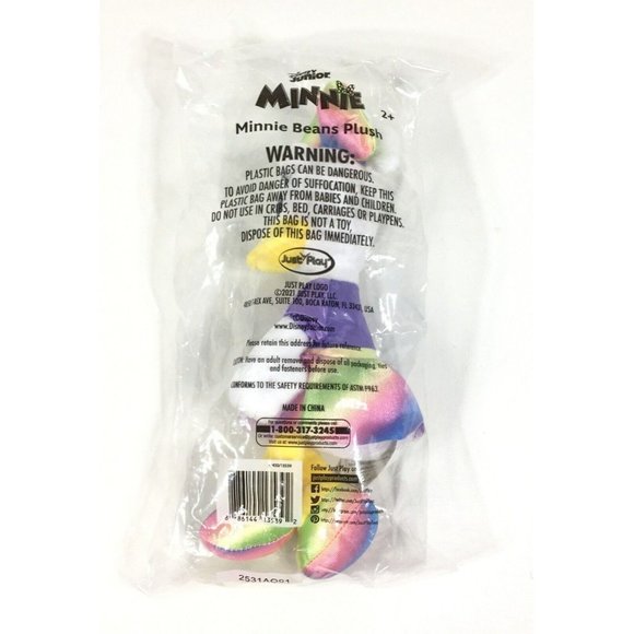 Disney Junior Unicorn Daisy 10" Beanbag Plush Minnie Mouse - Picture 3 of 11